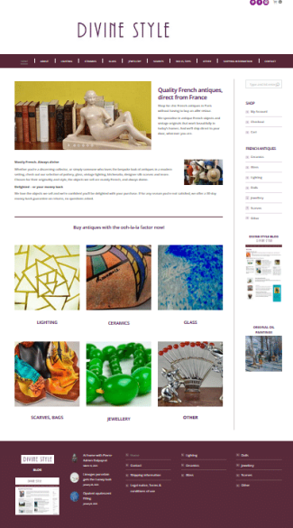 Divine Style création et référencement site internet