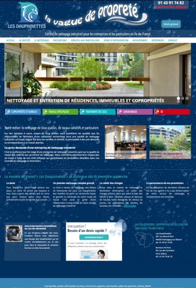 Les Dauphinettes création et référencement site internet